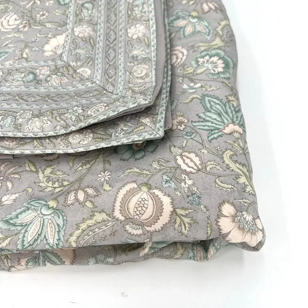 Pottery Barn Anna Luxurious Mulberry Silk Duvet Cover and 2 Standard Shams